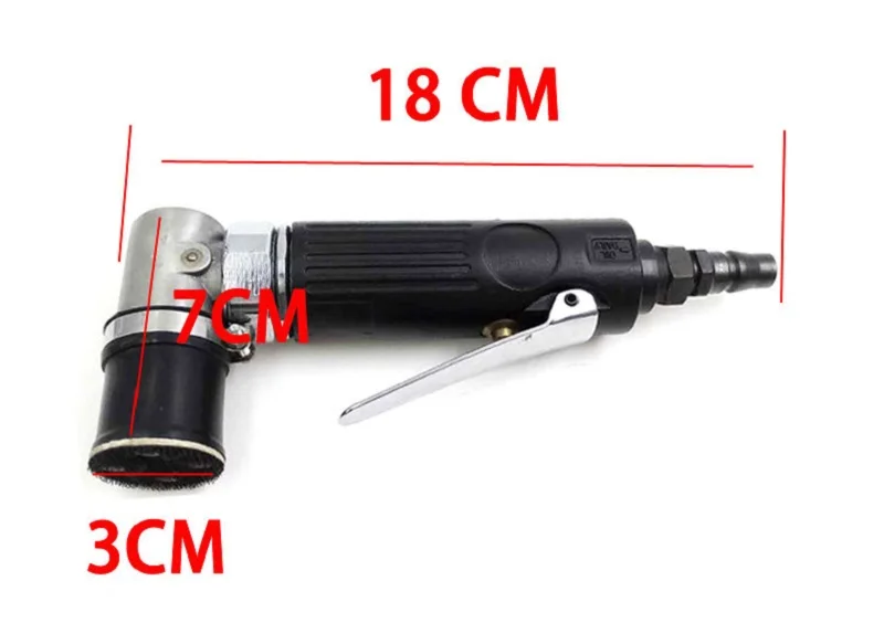 New 1pcs 90 Degree Point mill Elbow Pneumatic Air Tools Angle Orbital Sanders Polishing Machine