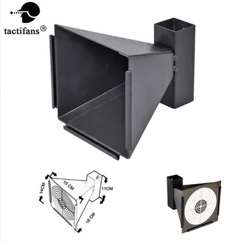 טקטי 14cm משפך אוויר רובה אקדח איירסופט ירי לאסוף BB יעד בעל גלולה מלכודת Paintabll ציד אבזרים