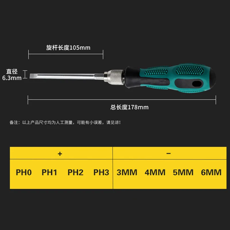 Schroevendraaier Set 9 stks multifunctionele Schroevendraaiers Repair Tool Phillips/Gleufschroevendraaier met Magnetische Onderhoud Gereedschap