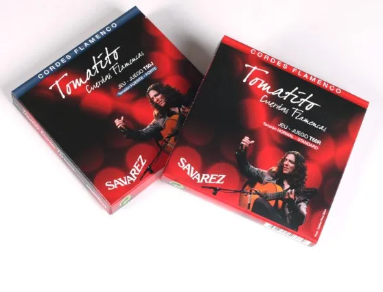 Savarez Tomatito Flamenco T50J T50R Nylon Classical Guitar Strings, High/Normal Tension