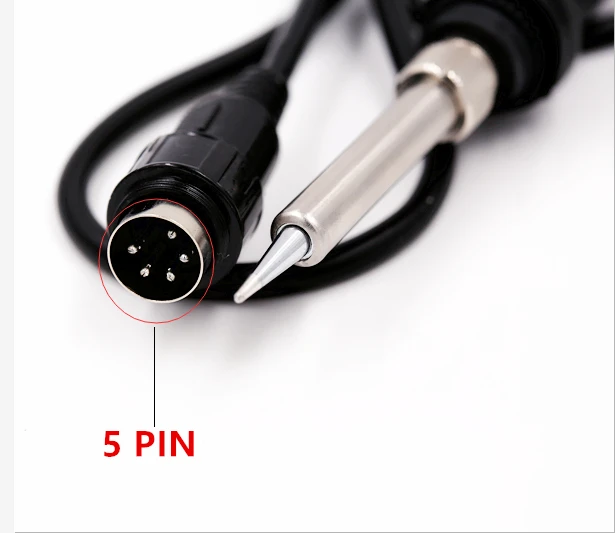 SZBFT-punho do ferro de solda com calefator A1321 cerâmico, 5 Pin, 907, Hakko 936, 937, 928, 926, estação de solda, novo