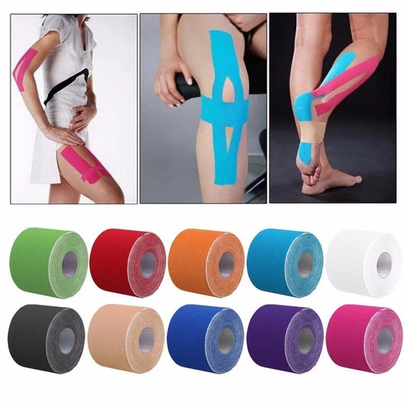 1 Rolle 5 m * 5 cm Kinesiologie-Elastikband, Rolle, Sport, Physio, Muskelzerrung, Verletzung, Unterstützung