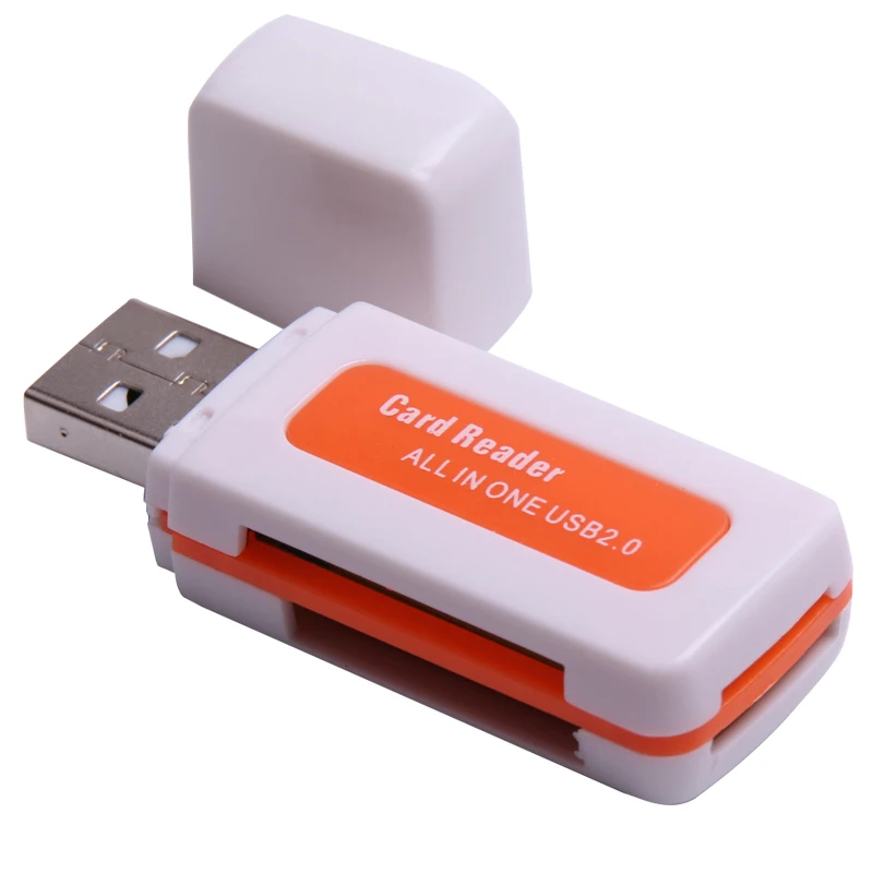 SR Jade Card Reader USB Four in One Card Reader, suitable for M2 SD SDHC DV Micro SD TF Card Slot