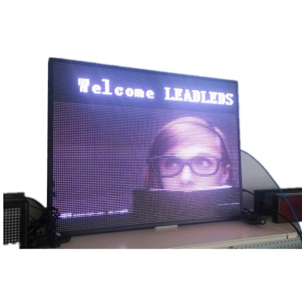 P6 SMD Full Color show window Shop signs LAN Programmable Led Window Sign Moving Message Board