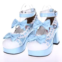 Anime Maid Cosplay Shoes with Heels #2