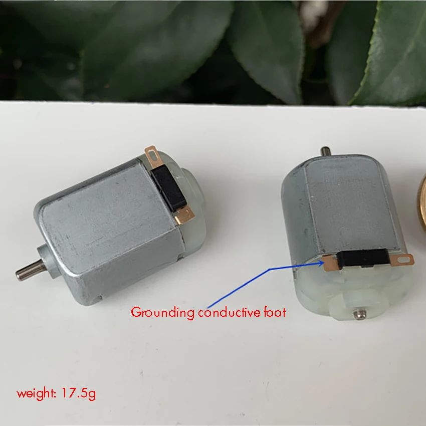 130-2270 Metal Brush Micro Motor High Speed Magnetic Motor for Toy Electric Toothbrush 3.0V-4.5V 12500-17000 rpm Shaft Dia 2mm