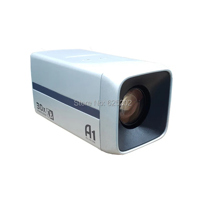 AHD Zoom Box Camera 960P 1.3MP 30X Optical Zoom OSD Function RS485 Control