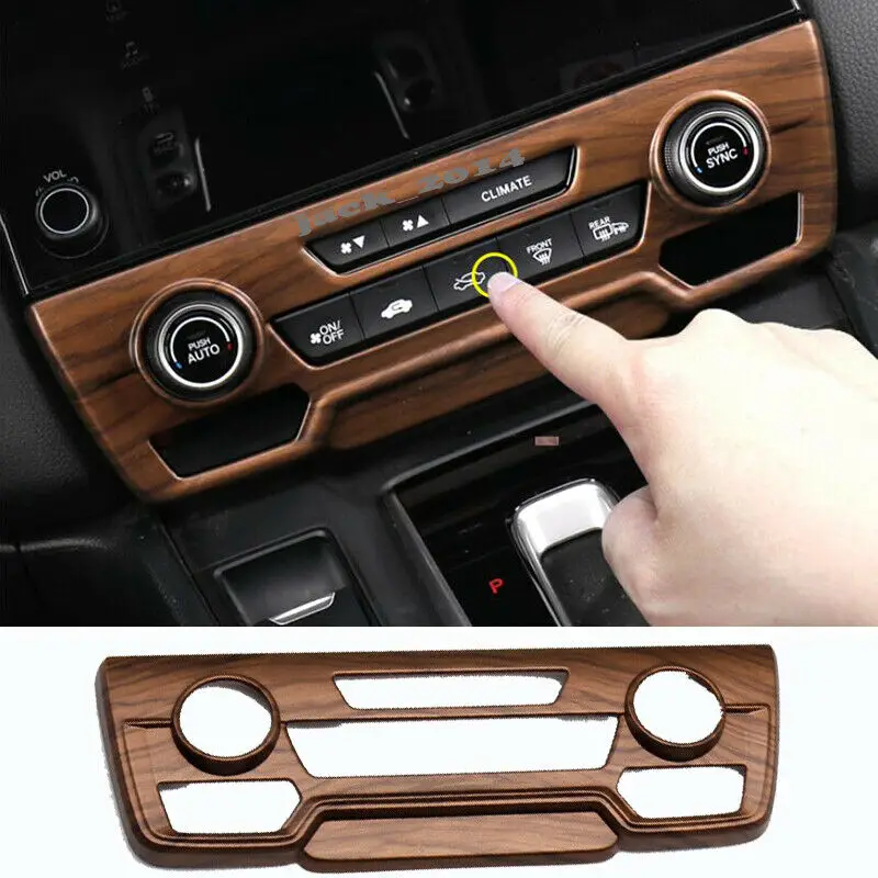 

Персиковое дерево зерна центральная консоль CD панель накладка для Honda CRV CR-V 2017 2018 2019