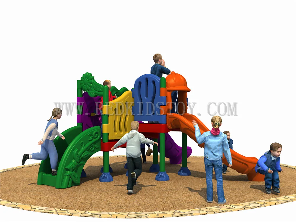 Exported to Panama Nontoxic Plastic Kids Playground CE Certified Plaza De Juegos  HZ-ML165401