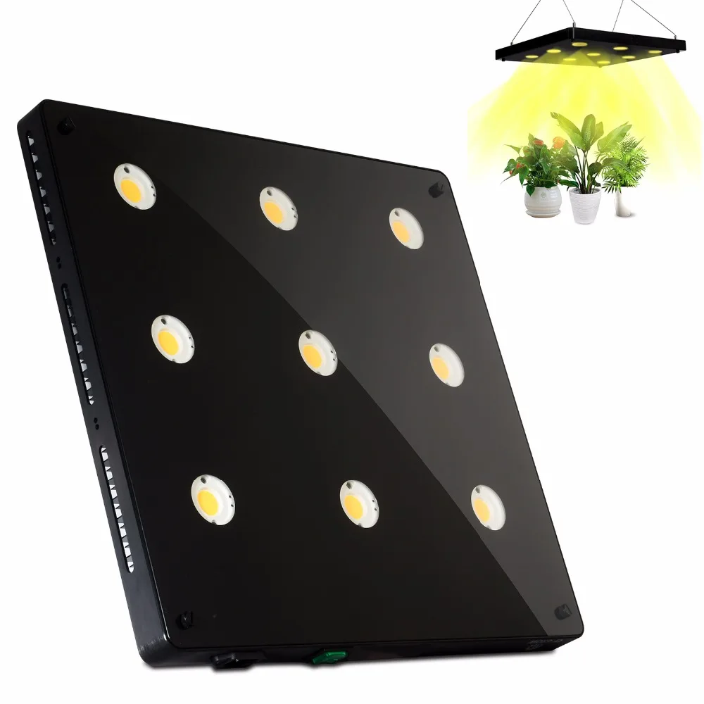 CF GROW Ultra-Thin LED Grow Light 360W 540W 810W Full Spectrum Growing Panel for Hydroponic Plants All Stage Growth Lighting