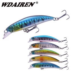 1 adet sert yem 65mm/3.8g Minnow, Wobblers, bas Walleye Crappie yem, tatlısu balıkçılık cazibesi Crappie balıkçılık Bait Shad WD-524