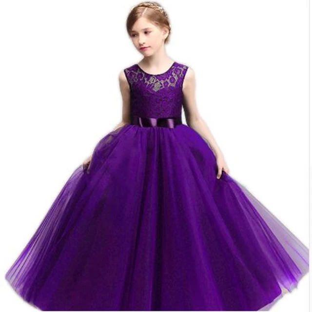 Age 8 10 11 12 14 Year Girl Wedding Dress For Party Wear Children Long Dresses For Teenagers Girls Clothes Robe Ceremonie Fille Girls Casual Dresses AliExpress