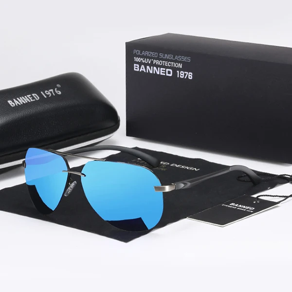 Aluminium Magnesium Hd Gepolariseerde Fashion Zonnebril Vrouwen Mannen Rijden Zonnebril Vintage Oculos De Sol Met Originele Merk Doos - afbeelding 1