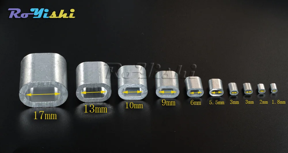 Manguito de crimpado para cable aluminio terminal cuerda resistente