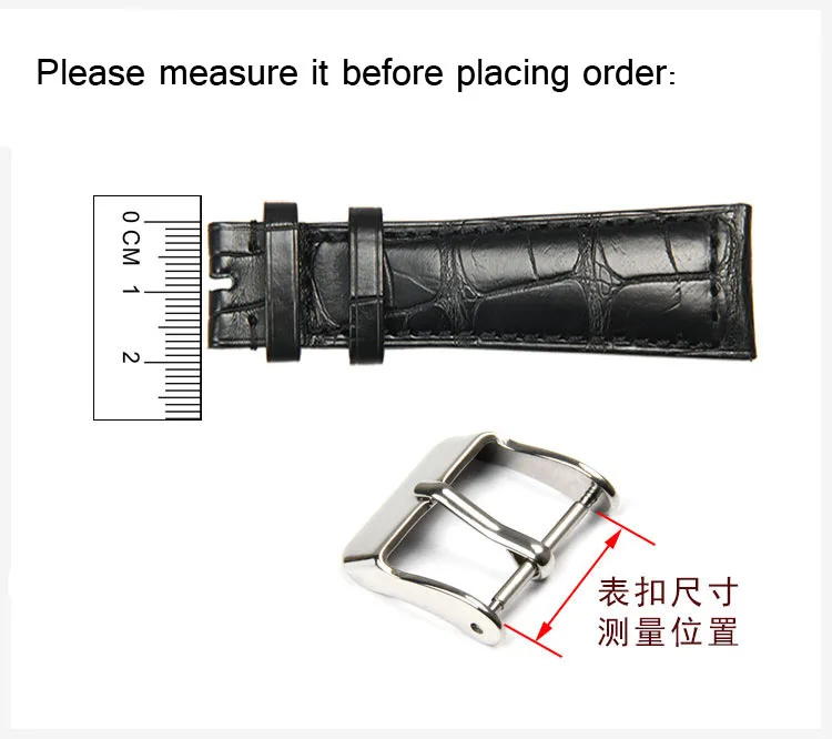 교체 시계 밴드 버클 연마 스테인레스 스틸 시계 걸쇠 스트랩 수리 부품, 10mm 12mm 14mm 16mm 18mm 20mm 22mm