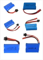 Batteria agli ioni di litio 6.4v 1000mah/800mah/750mah/500mah/320mah JST SM4P plus/caricatore USB per auto wltoys rc L959 18628