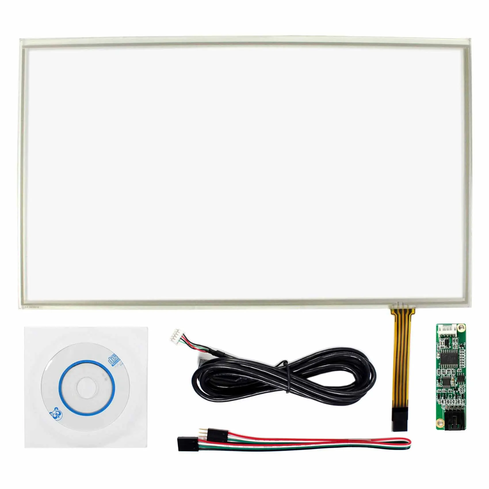 14.1 cal 4-Wire rezystancyjny panel dotykowy z kontrolerem do 14 cal 1366x768 ekran LCD