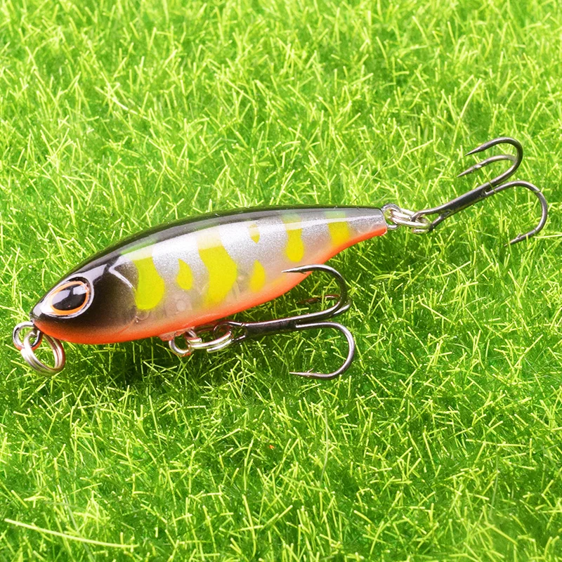 WDAIREN-señuelo de pesca Crankbait de 48mm y 3,6g, aparejos artificiales de manivela dura, carpas, lubinas, Wobblers, señuelos de peces Minnows de