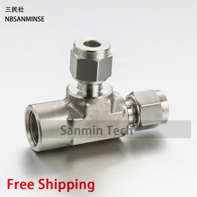 Imagem -03 - Frt Conector de Acoplamento Fêmea Run t 316l Tubo Encanamento Montagem Alta Qualidade Sanmin Aço Inoxidável Peças Lote