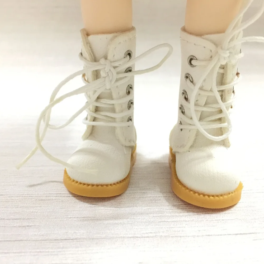 

BEIOUFENG BJD Footwear High Boots for Dolls,3.8CM Sneakers for Dolls,Causal Canvas Shoes Gym Shoes for BJD Dolls Toy One Pair