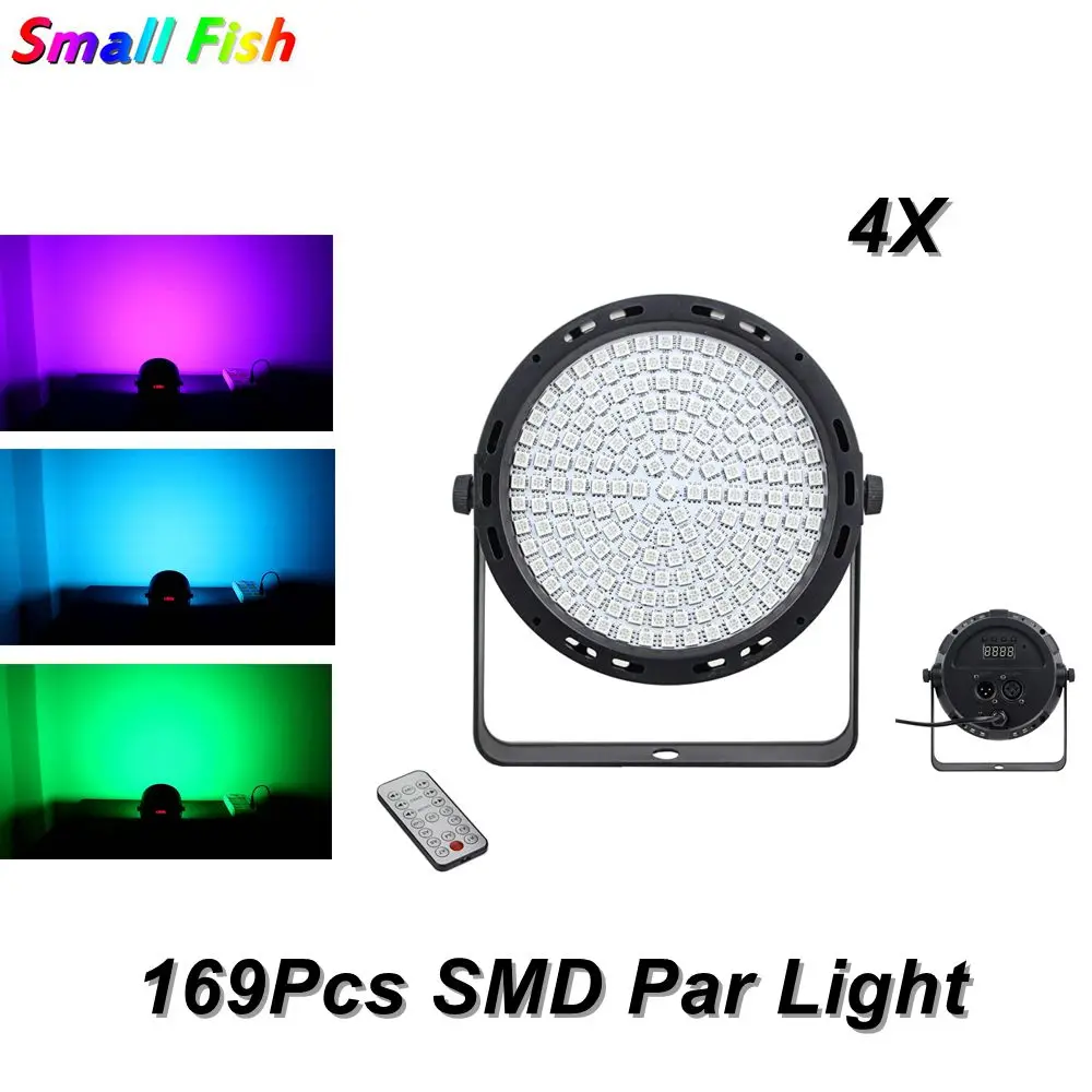 LED Par 169LEDS RGB Strobe Light Stroboscope Follow The Sound Voice Music Control Stage Light Effect Flash Light Luces DJ Party