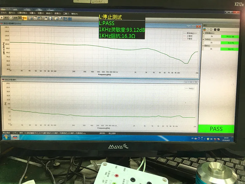 7.8 ملليمتر رئيس unitBass غناء الحلو عالية الدقة 2 قطع