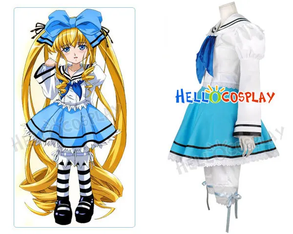 (cosplaydaddy) Cute Japanese Anime Outfit Rozen Maiden Cosplay Costume  H008