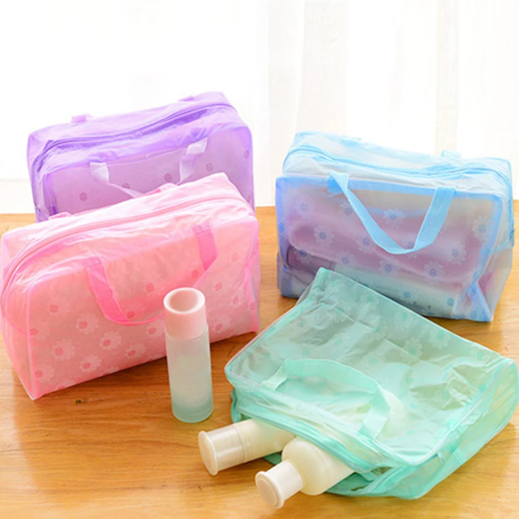 New Women Cosmetic Bag Portable Travel Makeup Bag Toiletry Wash Bags Waterproof Double-layer Storage Box Neceser Mujer Organizer