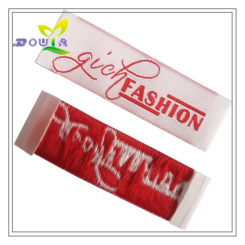 Customized Sewing Labels For Clothing Custom Personalized Woven Label Garment Weave Tag With Own Logo Handmade Fabric Tags