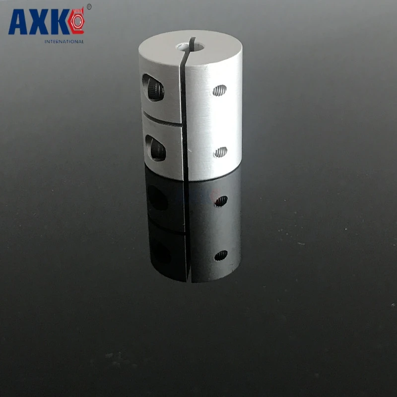 Ball Bearing Axk Rigid Shaft Coupler Clamp 6.35mm To 12mm Stepper Servo Motor Coupling 6.35x12mm Dia25 Length 30mm Cnc Mill