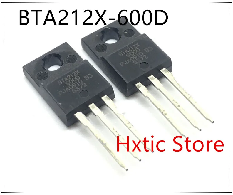 

5 шт./лот BTA212 BTA212X BTA212X-600D BTA212X-600 TO220F