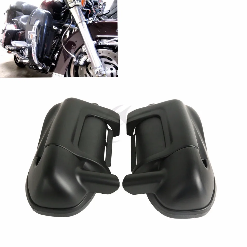 Motorcycle Lower Vented Leg Fairings Glove Box Hardware Clamps For Harley Touring Road King Electra Glide