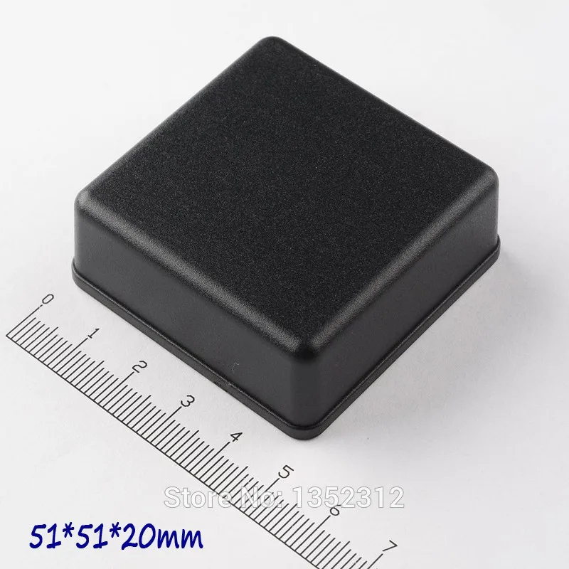 100 pcs/lot 51*51*20mm housing DIY IP54 waterproof small plastic enclosure for electronic abs distribution box switch box