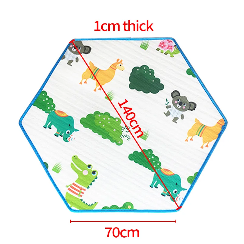 IMBABY-ベビープレイマット,這う毛布,折りたたみ式の動物カバー,子供用毛布,アクティビティ