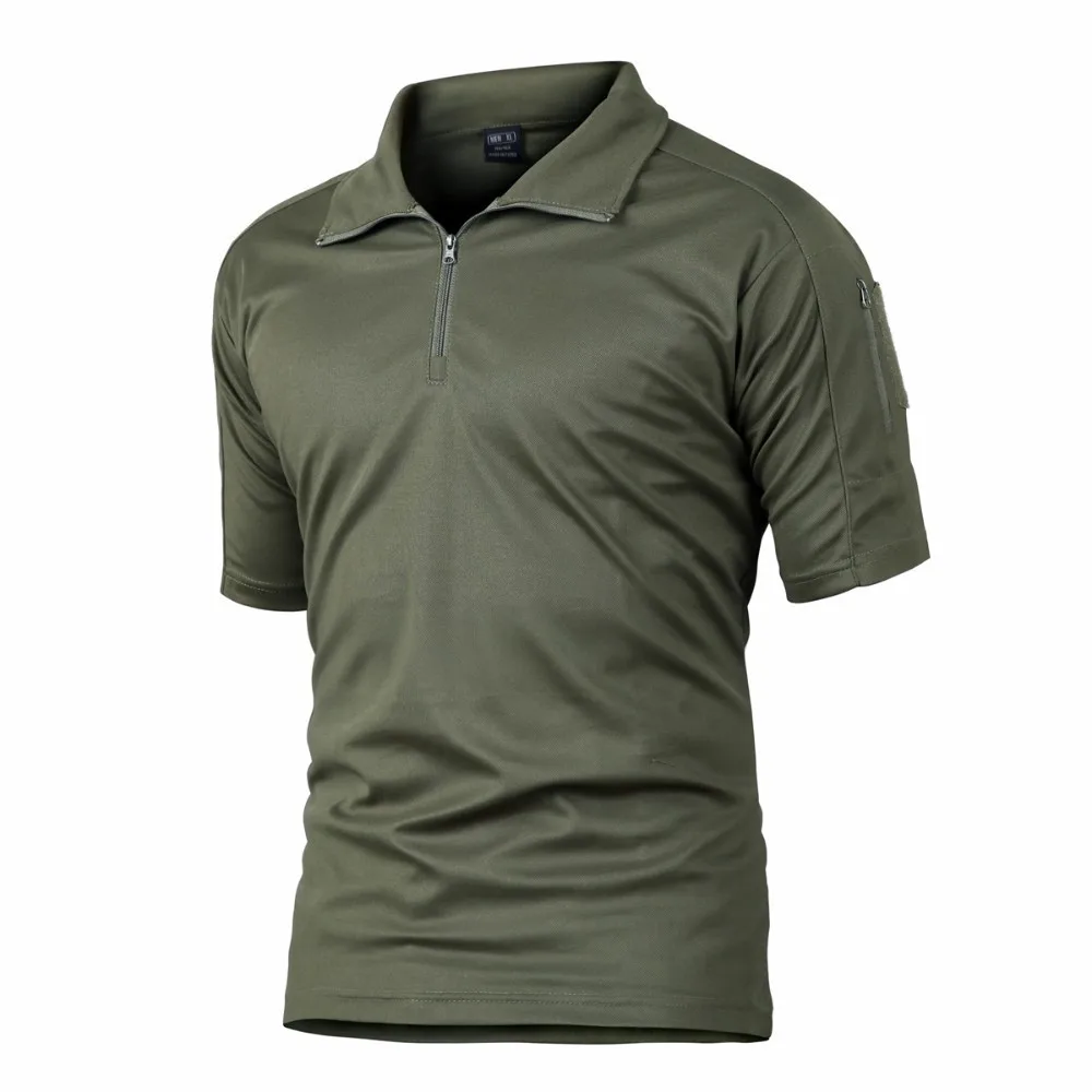 Camicia tattica a maniche corte uomo donna Camouflage caccia e pesca maschile Sport top abbigliamento da campeggio all\'aperto asciugatura rapida