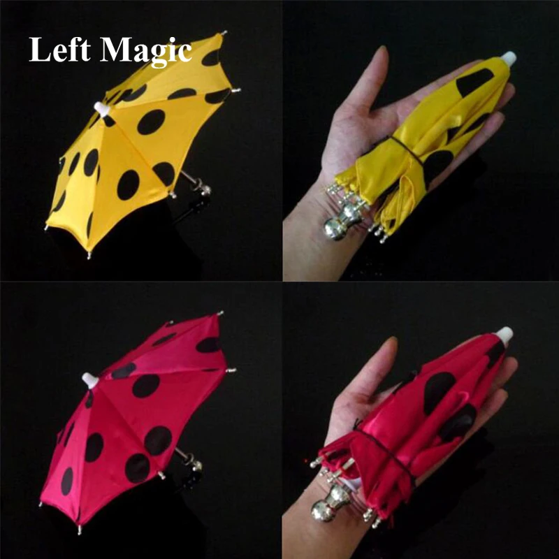 1 Pcs Super Mini Magic Umbrella 21cm Length Magic Tricks (9 Color Can Choose) Mini Umbrella Use For Hand Stage Magic Prop