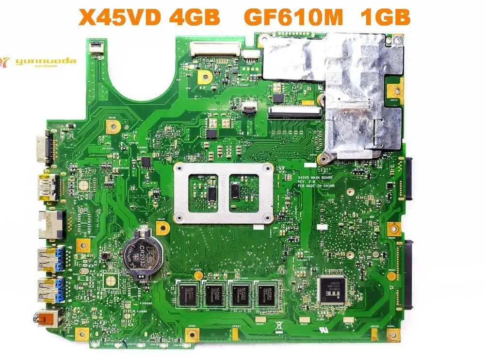 Original for ASUS X45VD laptop  motherboard X45VD 4GB   GF610M  1GB  tested good free shipping