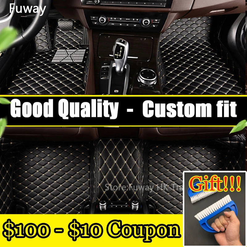 

EMS Custom Car Floor Mats Customized Specially for Jaguar XF XJ6 XJ6L 4 seats / 5 seats XJL Car Foot Carpets Rugs car-styling