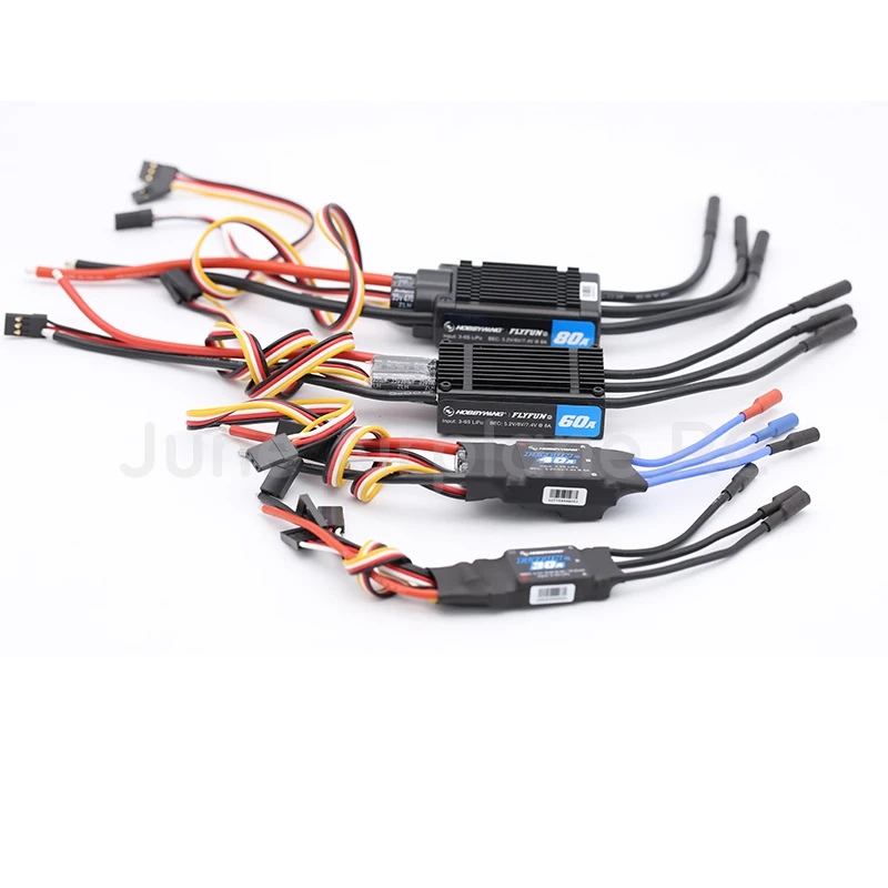 HOT SALES Hobbywing FlyFun V5 30A 40A 60A 80A Speed Controller Brushless ESC 2-6S Lipo with DEO Function