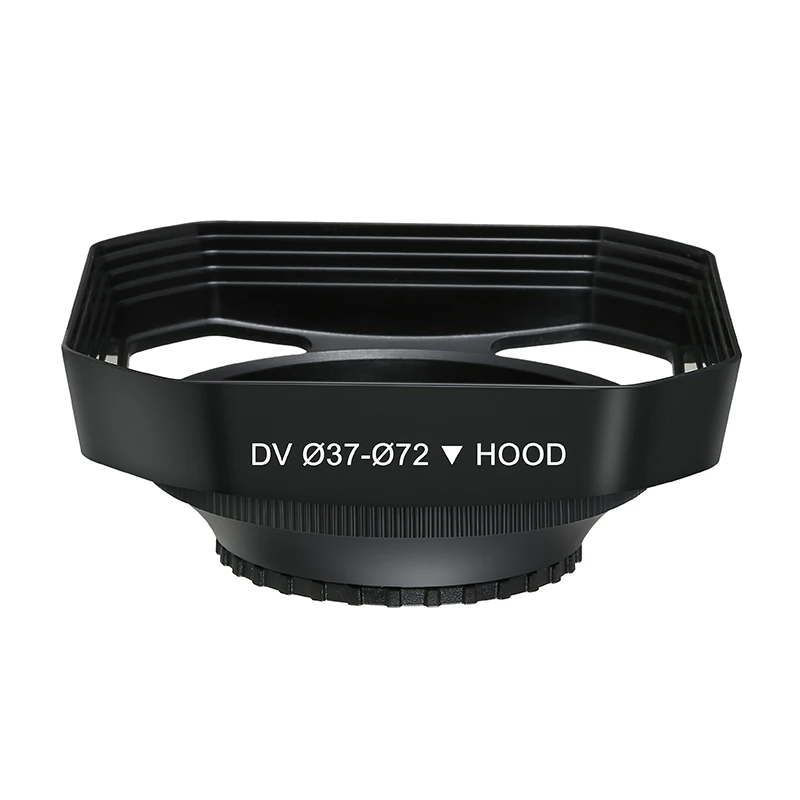 4K Camcorder WiFi Lens Hood 37mm for Video Camera 72mm for Wide Angle Lens Detachable Lends Hood for Photography Professional