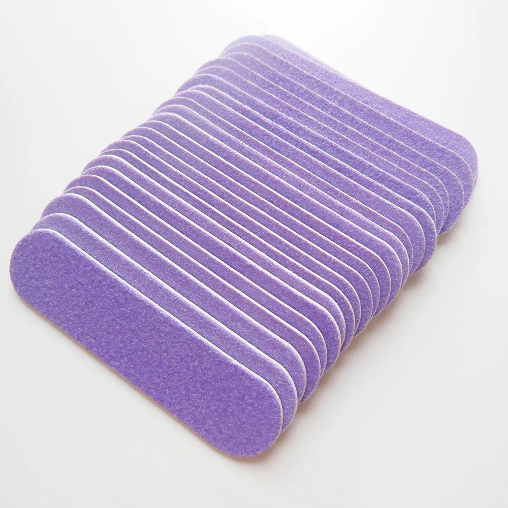 

500 pcs purple mini wood nail file baby nail file wooden emery board nail art tool free shipping