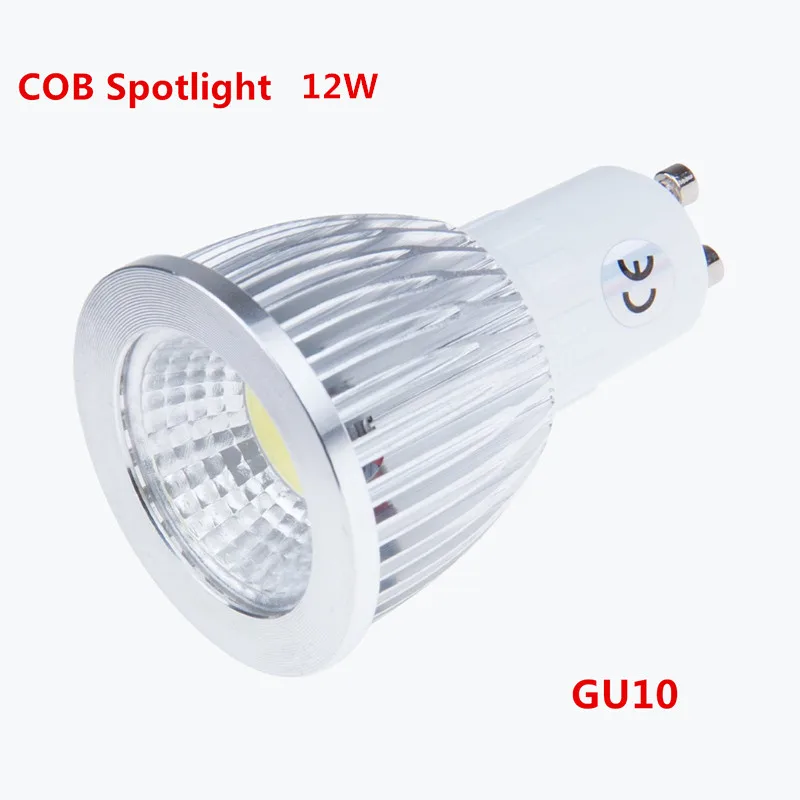 1pcs New Product GU10 9W 12W 15W Dimmable LED COB 110V 220V Spotlight Lamp Bulb Warm White /Cool White /Pure White LED Lighting
