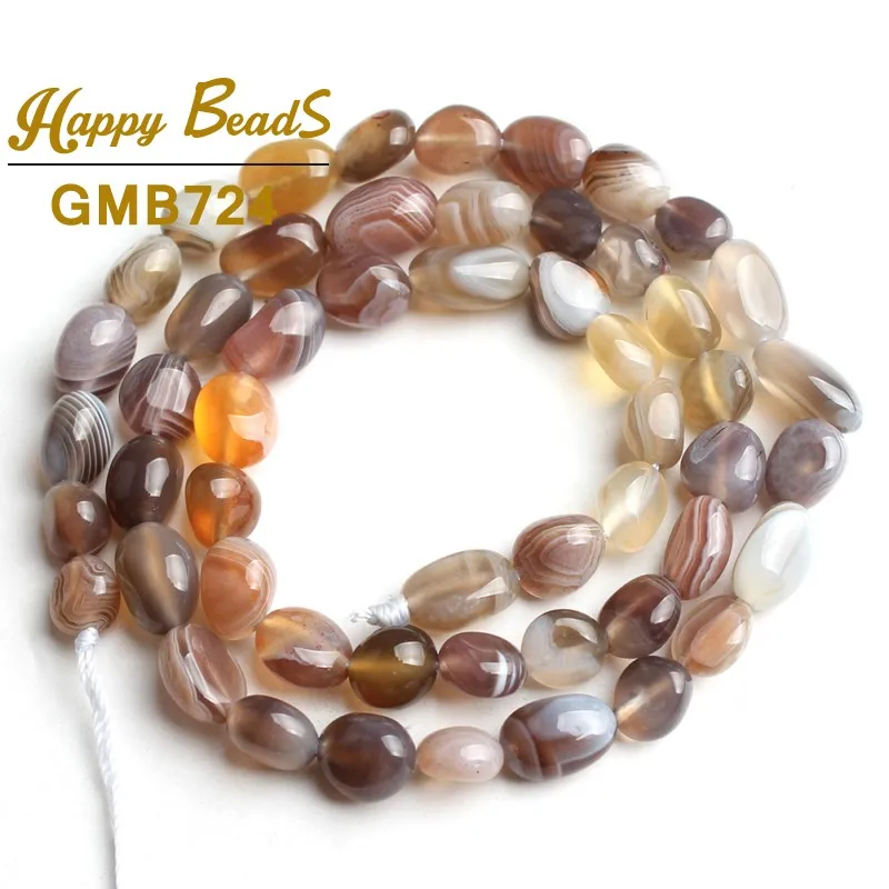 6-8mm Natural Irregular Botswana Sardonyx Agates Beads Loose Spacer Stone Beads For DIY Making Bracelet Jewelry 15