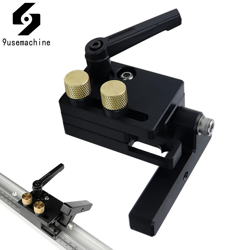 

Miter Track Stop For T-Slot T-Tracks Manual Router Table Benches Household DIY Woodworking Tools