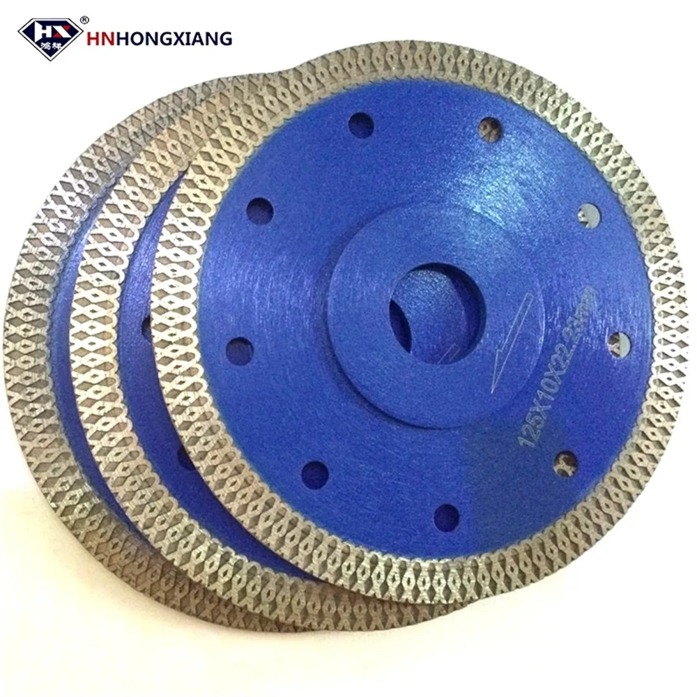 125*1.2*22.23mm Cutting Disc Saw Blade Continuous Turbo Diamond with 10 Cooling