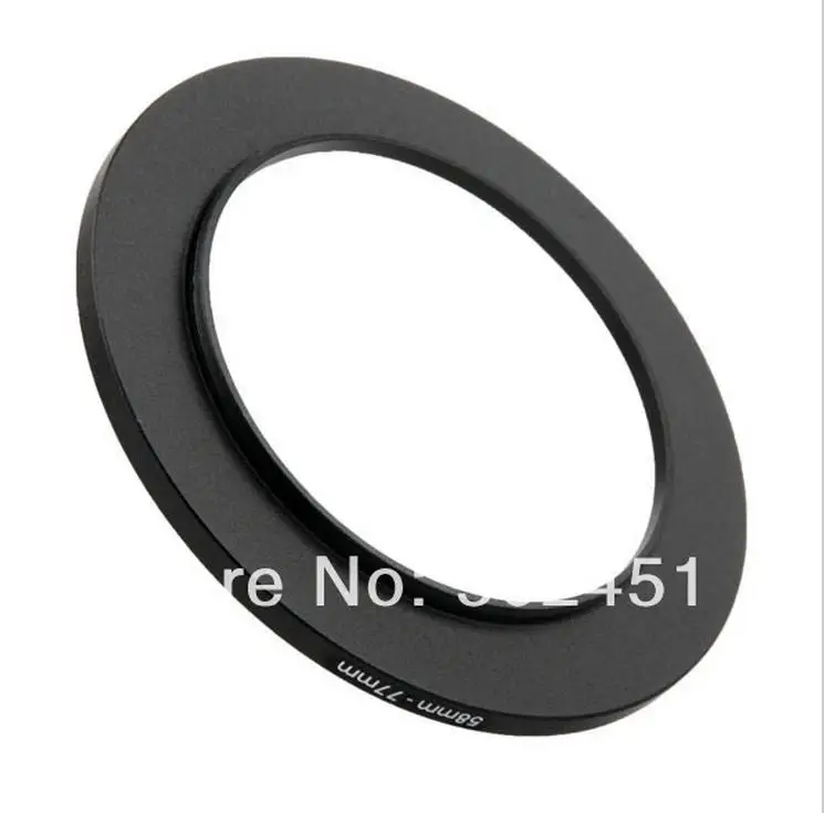 ใหม่58มิลลิเมตร- 77มิลลิเมตรสีดำอลูมิเนียมโลหะขาย58-77มิลลิเมตร58-77 58มิลลิเมตรถึง77มิลลิเมตรS Tep Upแหวนอะแดปเตอร์กรองขายส่งHOT!