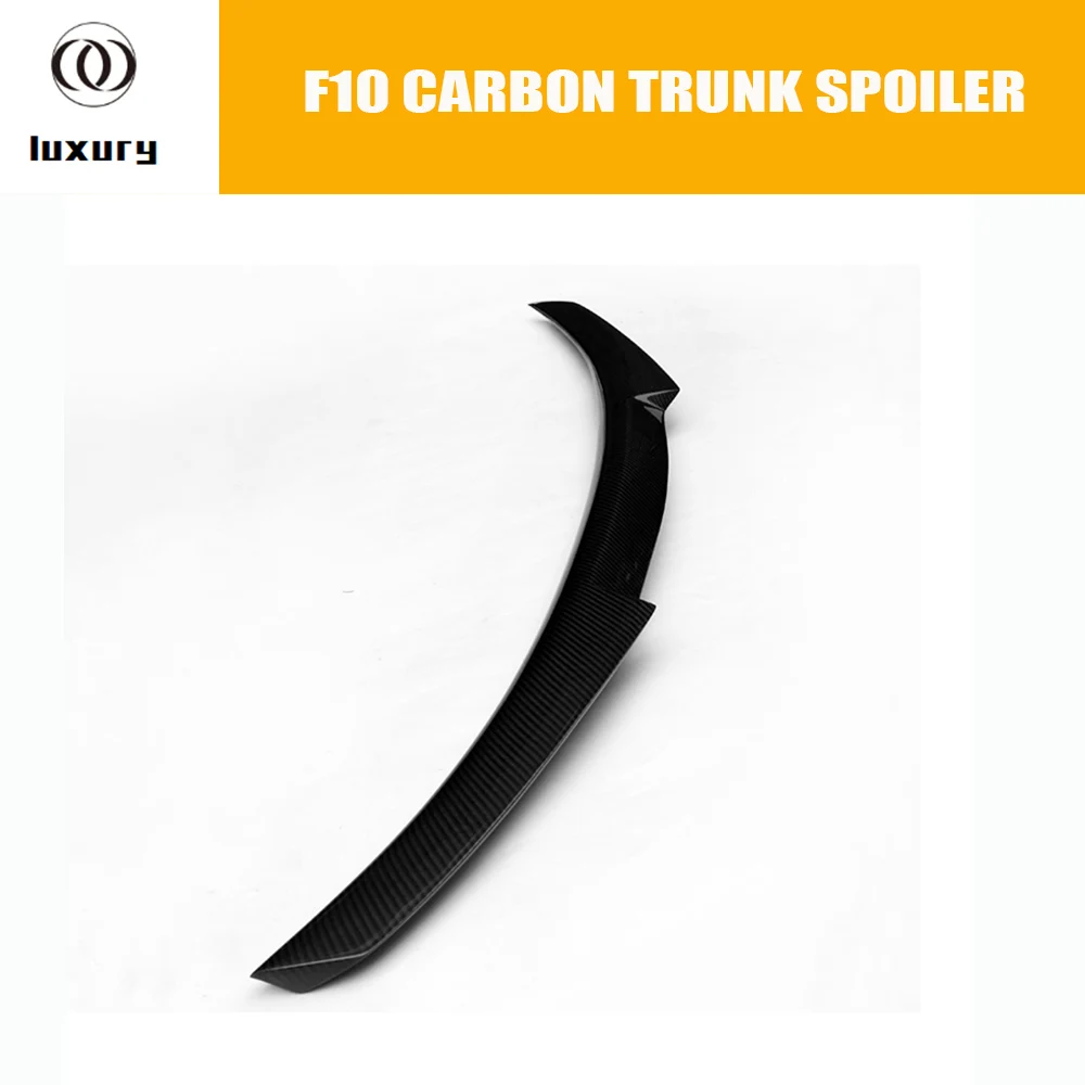 

F10 M5 Carbon Fiber Rear Trunk Spoiler Wing for BMW F10 5 Series Sedan & F10 M5 2010 - 2016 Auto Racing Car Styling M4 Style