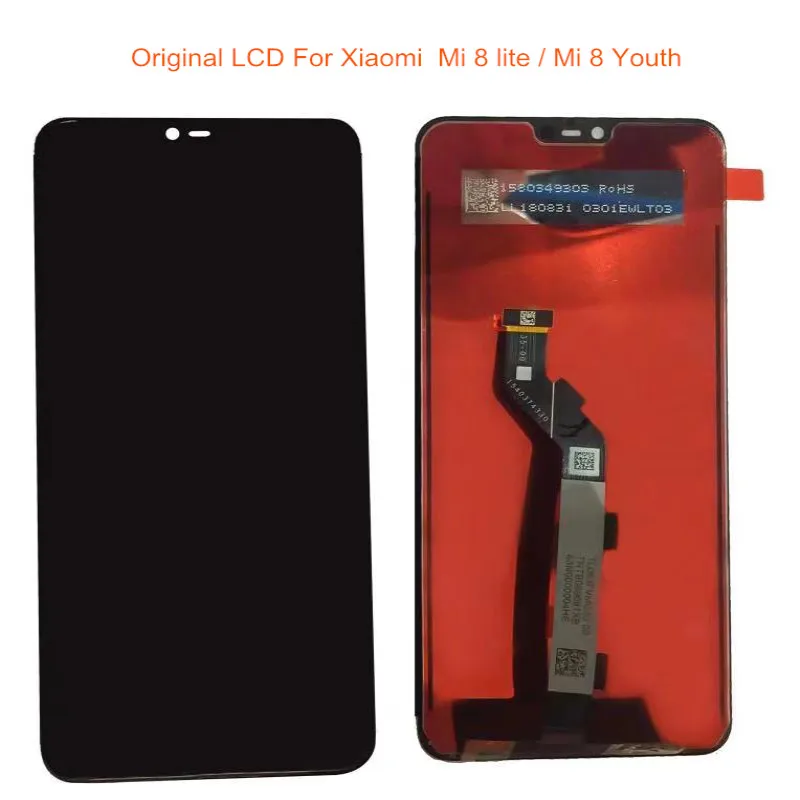 

Дисплей 6,28 дюйма для Xiaomi Mi 8 lite Mi8 Youth, ЖК-дисплей с сенсорным экраном и дигитайзером в сборе, замена
