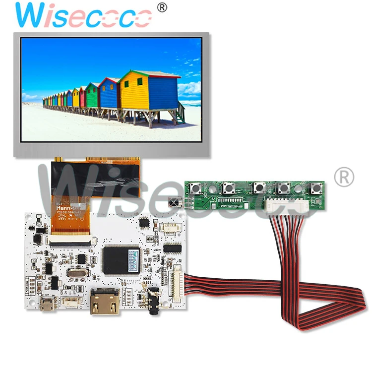 

4.3 inch LCD screen HSD043I9W1-A00 resolution 480×272 with control driver board for A01 GPS DVD LCD monitor DIY