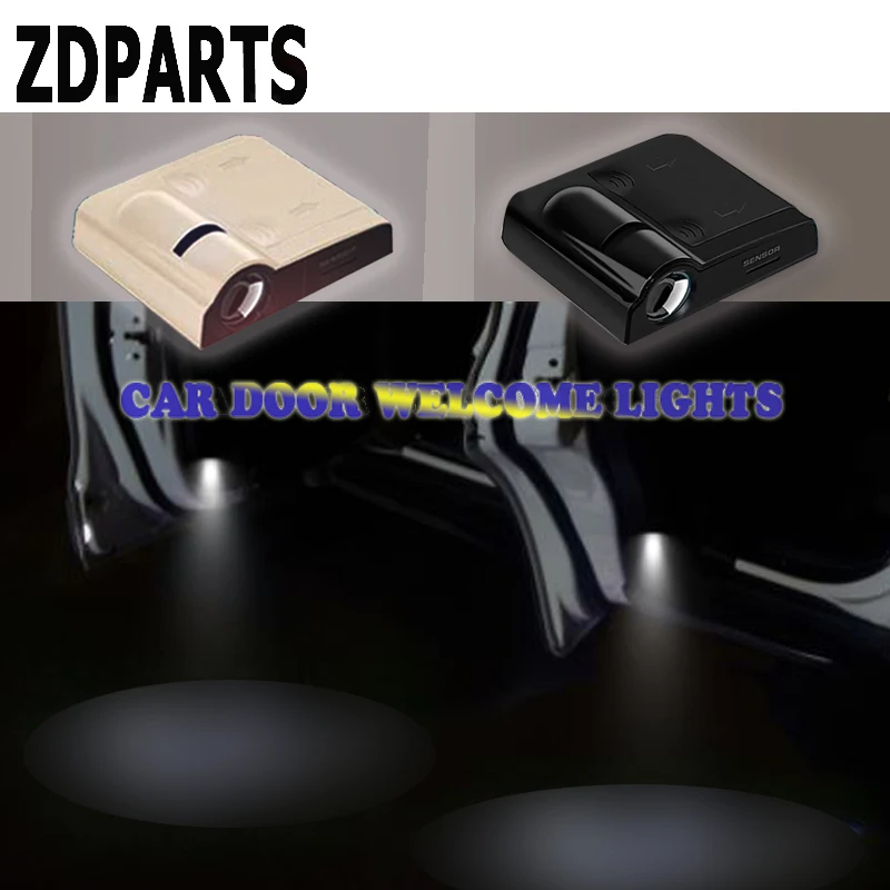 ZDPARTS 2pc Car Logo Door Welcome lights For Hyundai Ix35 Accent IX25 tucson accessories for hyundai creta kia sportage 2017